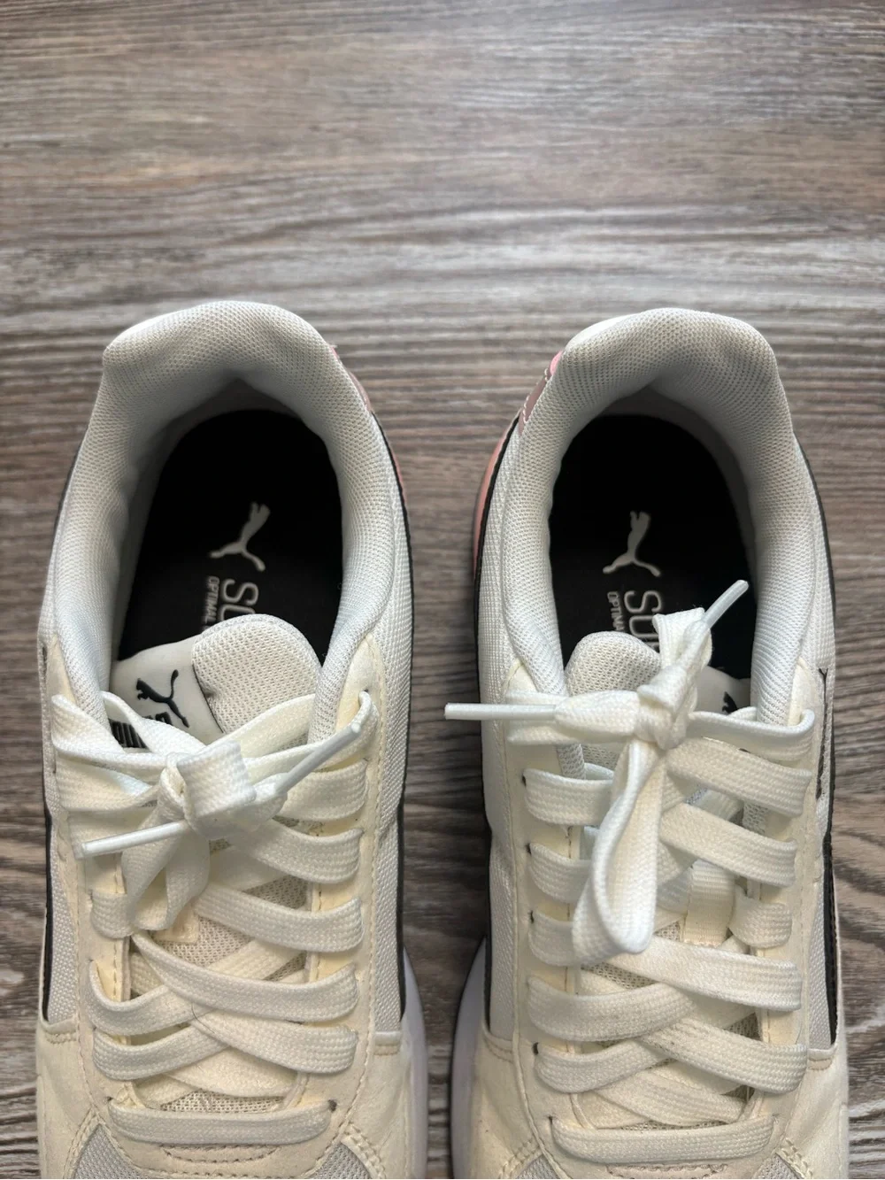 PUMA Soft Foam Graviton Sneakers White Black Rose Quartz 8